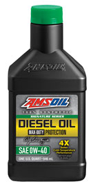 Signature Series Max-Duty Synthetic CK-4 Diesel Oil 0W-40 (DZF)