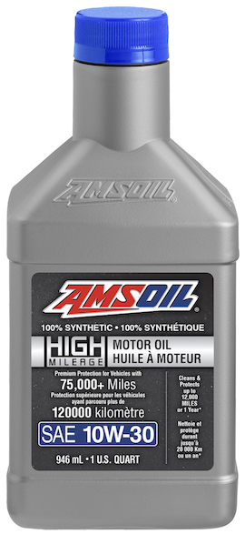  10W-30 100% Synthetic High-Mileage Motor Oil