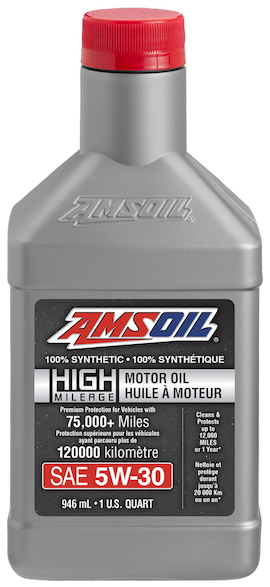  5W-30 100% Synthetic High-Mileage Motor Oil