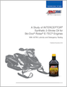 A Study of INTERCEPTOR Synthetic 2-Stroke Oil for Ski-Doo Rotax E-TEC Engines (G3039)
