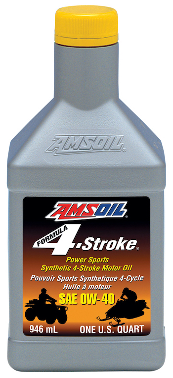 AMSOIL 0W-40 Formula 4-Stroke PowerSports Synthetic Motor Oil (AFF) 0W40