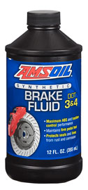 AMSOIL DOT 3 and DOT 4 Synthetic Brake Fluid (BFLV)